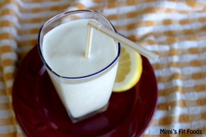 protein shake, protein smoothie, lemon, summer