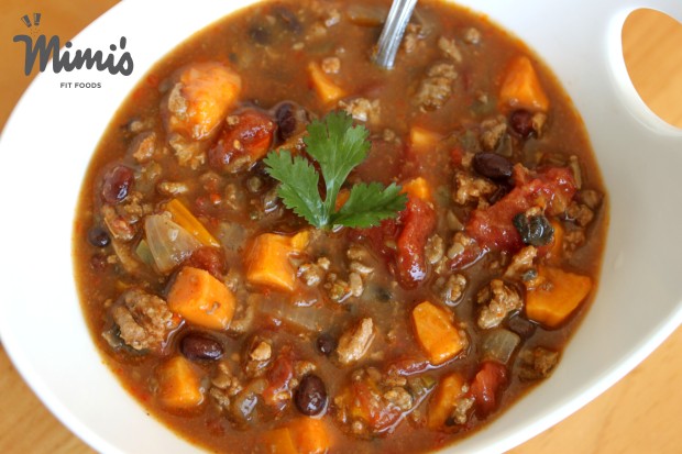 Black Bean and Sweet Potato Chili-Mimi's Fit Foods