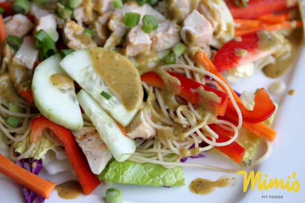 Thai Peanut and Chicken Salad - Mimi's Fit Foods