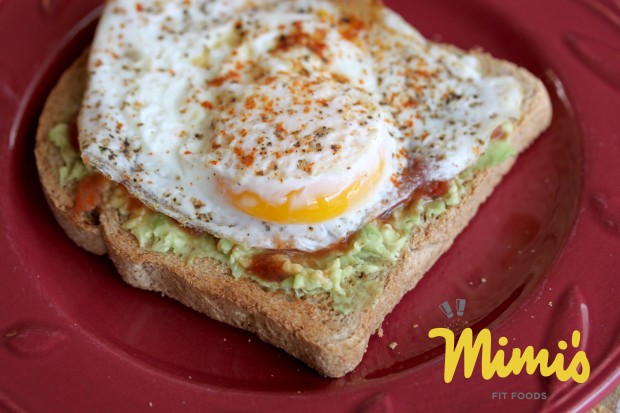 Avocado and Egg Over Toast - Mimi's Fit Foods
