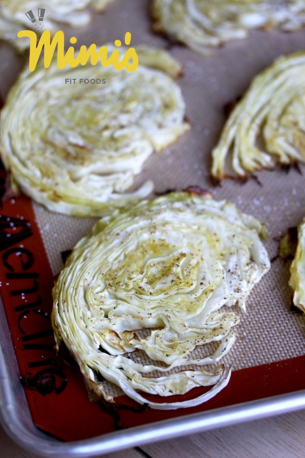 Roasted Cabbage Slices | Mimi's Fit Foods